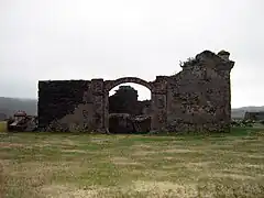 Ruins of the Franciscan convent in the island