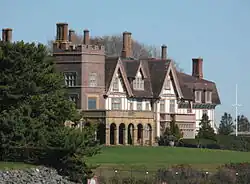 "Fairholme" (1874–75, altered), Frank Furness, architect. Rogers's summer cottage in Newport, Rhode Island.