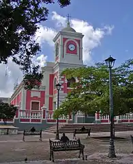 Catholic church in Fajardo barrio-pueblo