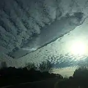 Fallstreak hole over Ann Arbor