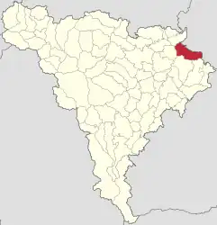 Location in Alba County