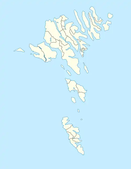 Kaldbaksbotnur is located in Denmark Faroe Islands