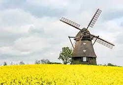 The Farver Mühle, a windmill in Wangels