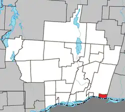 Location within Papineau RCM