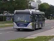 Fastway bus on Fleming Way