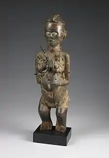 Female Nkisi Nkonde at the Birmingham Museum of Art