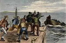 Fenian convicts escape from Fremantle in the 1876 Catalpa rescue.