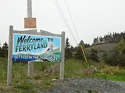 Welcome sign