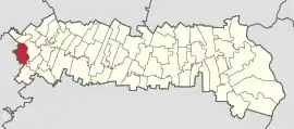 Location in Ialomița County