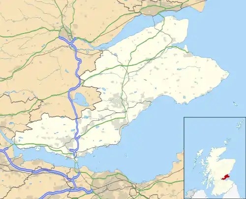 Steelend is located in Fife