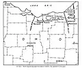 Fig 07 Sketch map showing some of the places in northern Ohio.