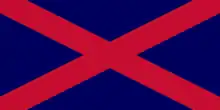 Historical flag of the Blueshirts, and early Fine Gael