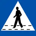 Pedestrian crossing (1957–1974)