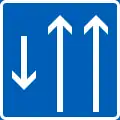 Information on traffic lanes  (formerly used )