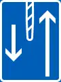 Information on traffic lanes  (formerly used )