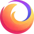 The logo for the Firefox brand of products and services, as of July 2019. It appears as if the fox was removed, but this is not the logo for the browser itself.