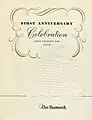 First Anniversary Saint Patrick's Day celebration (1950)