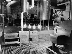 Image 108The first light bulbs ever lit by electricity generated by nuclear power at EBR-1 at Argonne National Laboratory-West, December 20, 1951. (from Nuclear power)