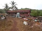 A local fishing hut near the dockyard