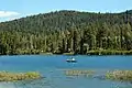 Fishing on Manzanita Lake.