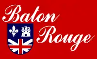 The flag of Baton Rouge, Louisiana