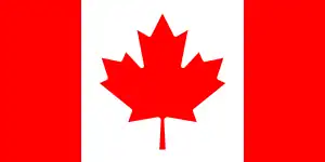 Flag used on fin starting in 1965 and used by Air Command/current RCAF