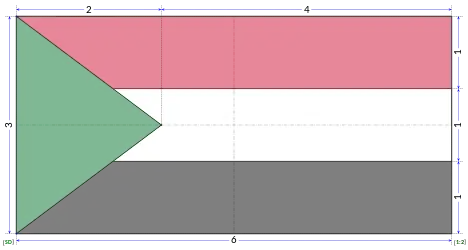 Flag construction sheet