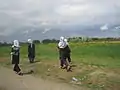 School girls in a rural area of Parwan