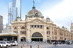 Flinders Street railway station in 2021