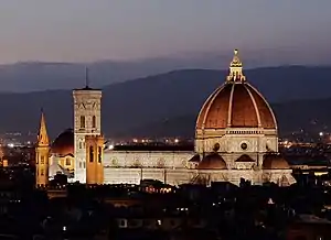 Florence Duomo as seen from Michelangelo hill