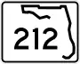 State Road 212 marker