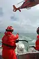 Auxiliary units conducting helo ops on the San Francisco Bay.