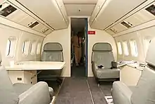 Fokker 50 interior