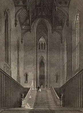 Hall, Fonthill Abbey