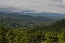 Overlook from Foothills Parkway, July 2013