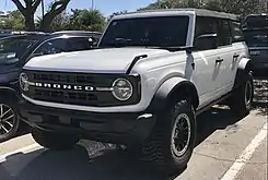 Ford Bronco, off-road mid-size SUV with a compact two-door version available