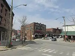 Front of Montgomery Ward Building