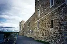 Wall along the Richelieu River