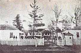 Entrance to Fort Gratiot, residence square