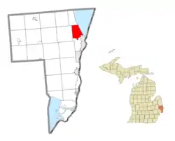 Location within St. Clair County