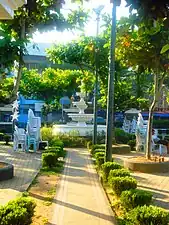 The fountain in the shrine