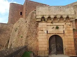 Entrance to the Fort of Santa Cruz