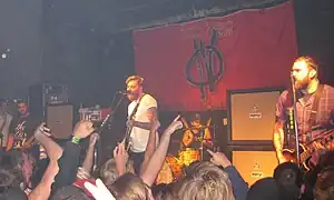 Four Year Strong in 2011. From left to right: Weiss, Day, Massucco, and O'Connor.