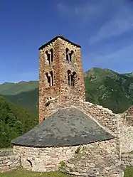 The church in Mérens-les-Vals