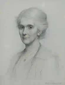 Hon. Lavinia Lyttelton (Talbot's wife; 1920) by Frank Bernard Dicksee