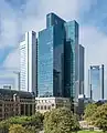 Gallileo Tower in Frankfurt, former Dresdner Bank head office, used by Commerzbank following the merger