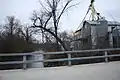 Franklin Feed Mill beside the Sheboygan River