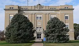 Franklin County courthouse in Franklin