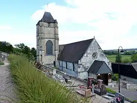 The church in Freneuse