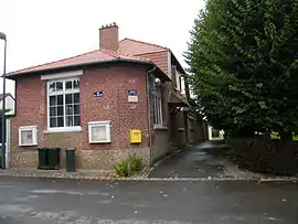 The town hall in Fresnes-Mazancourt